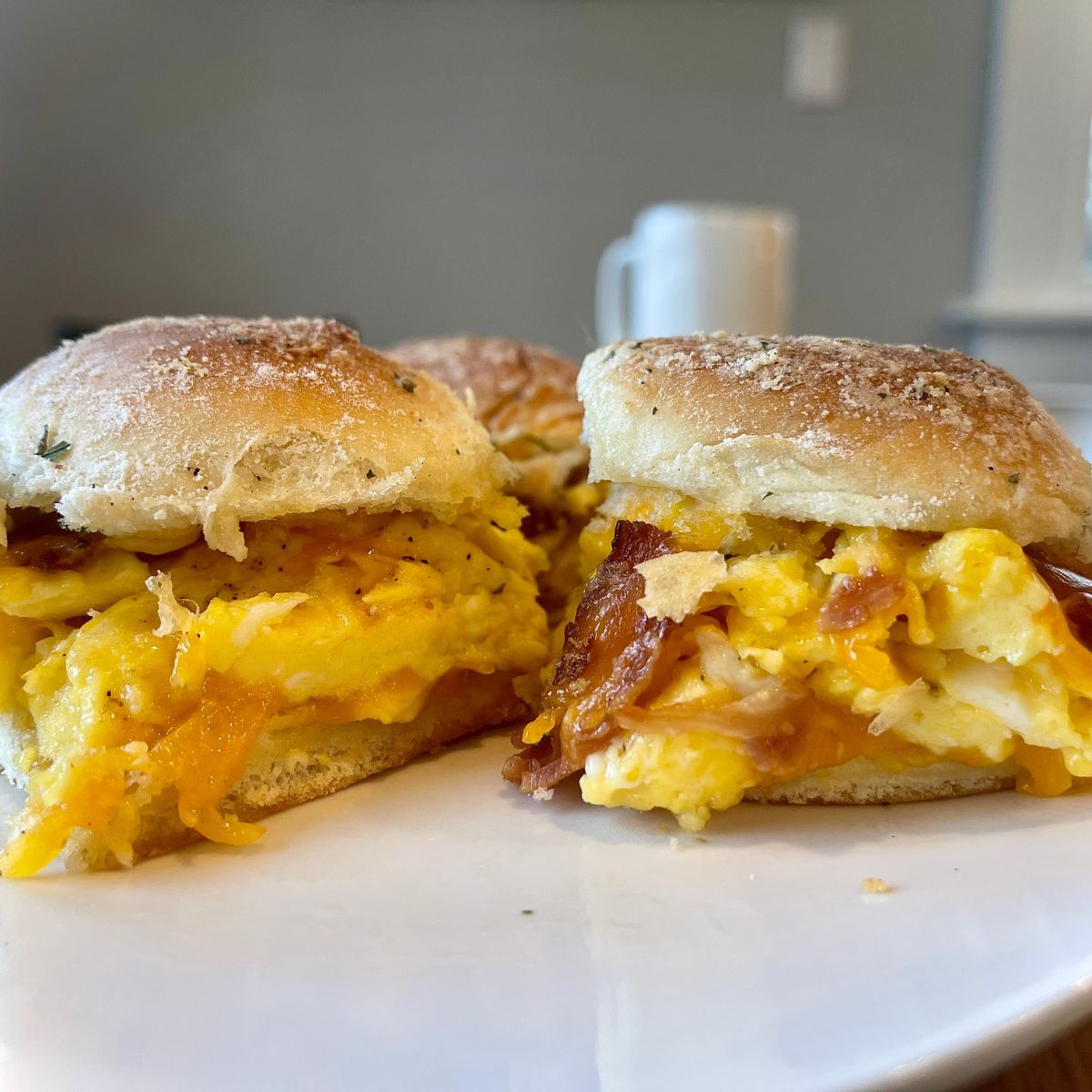 The Best, Cheesiest Breakfast Sliders Ever! - Meals With Maria